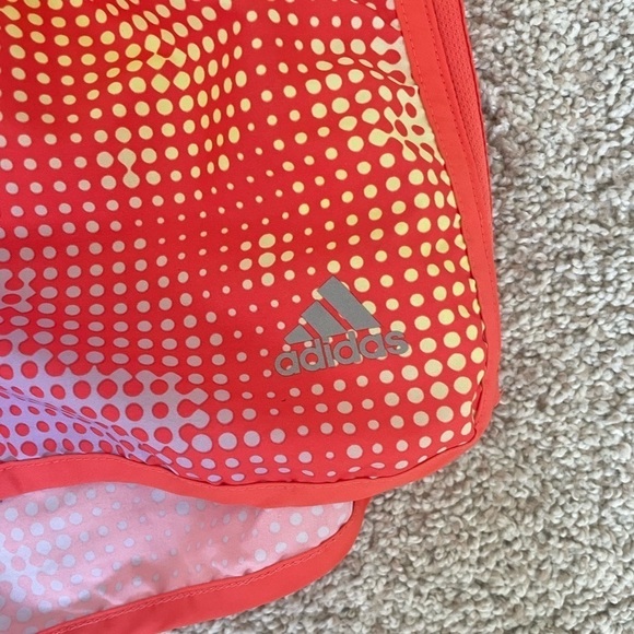 Adidas athletic running shorts small orange yellow - Picture 3 of 8